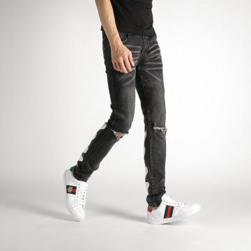 Graffiti Printing Men's Fashion Jeans