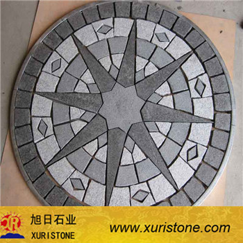 garden grey granite mesh paver stone