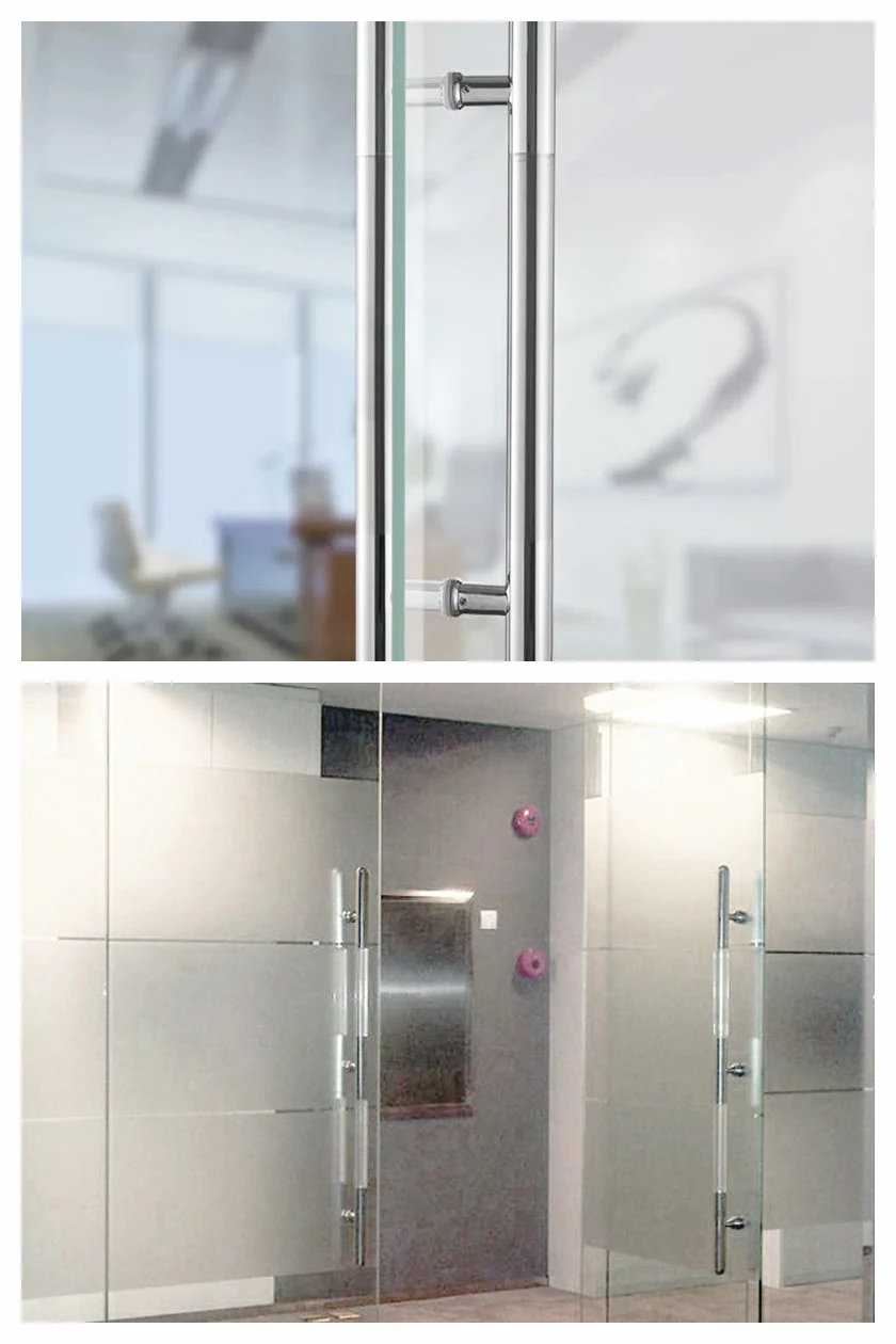 for Building Office Interior Tempered Frosted Glass Door