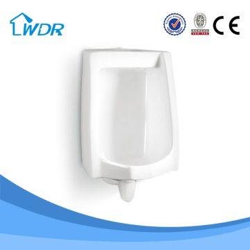 Wall mount male urinal installation