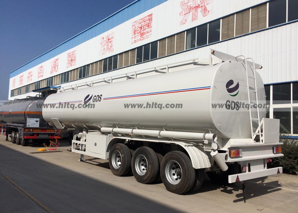 3 axle oil tank semi trailer