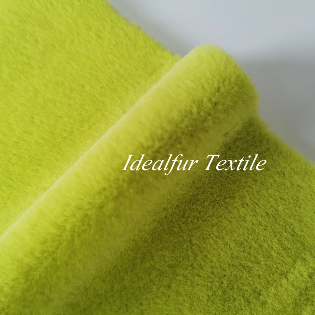 2020 New Product 6 mm European Mink Faux Fur Fabric