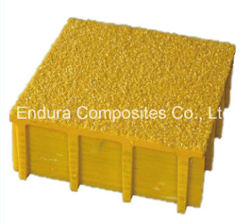 Grit Cover Grating /FRP/GRP/Fiberglass Covered Grating/Chequre Plate/Covered Grating