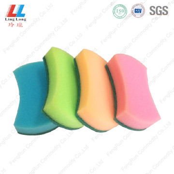 Waist shape basic cleaning sponge