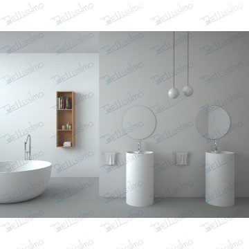 Freestanding Basin, artificial stone vanity sink pedestal, artificial stone vanity BS-8505