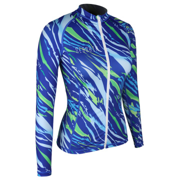 Seaskin Frauen Front Zip Rash Guard Jacke