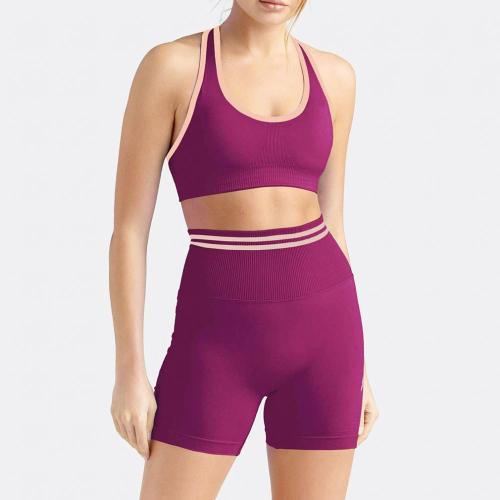 Shorts Racerback dengan Sport Bra Set