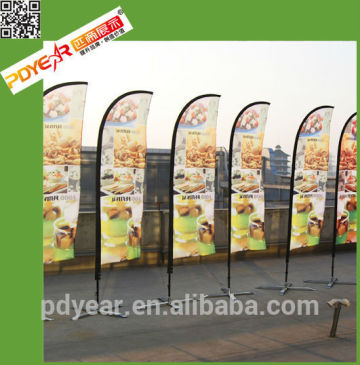 factory outdoor advertising feather banner