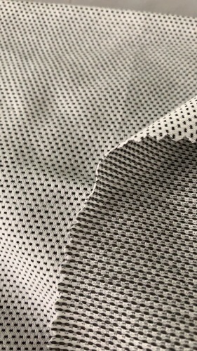 cotton polyester dot đan jersey spandex