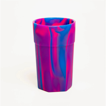 Пользовательский логотип Wine Glass Silicone Prink Cup