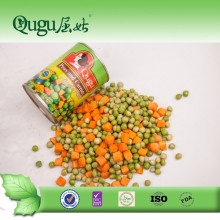 Chinese food stuff 400g canned green peas and carrots