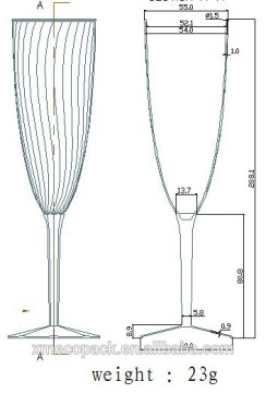 The cheaper ps wine glass, Mini plastic wine glass in high quality