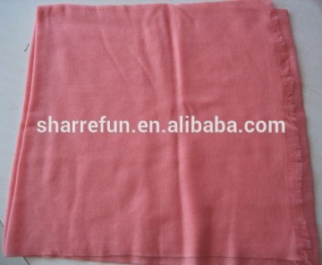 38NM/1 plain woven solid color luxury pure cashmere shawls kashmir shawls