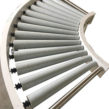 Curved Powered Roller Conveyor in Stainless Steel 304 - 90 Degree / 45 Degree