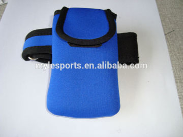 Customeried promotional logo sports neoprene logo printed armband