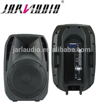 15inch 200w pa speaker with usb , usb pa speaker , plastic active speaker