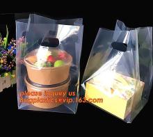 promotional customized PP bakery bag, pp food grade bakery bread bag, gift package bag