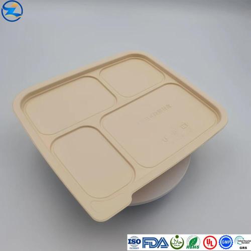 Bekas PLA biodegradable untuk makanan