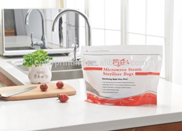 microwave steam sterilised bag 5pcs per box