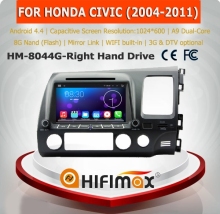HIFIMAX 7'' Android 4.4.4 car dvd player for Honda CIVIC Right Hand Drive (2006-2011) WITH Capacitive screen 1080P WIFI 3G dvd