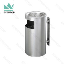 DB-35W Wall Mounted Stainless Steel Dustbin with Ashtray