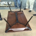 Piezas de marcos de muebles de acero inoxidable pata de mesa