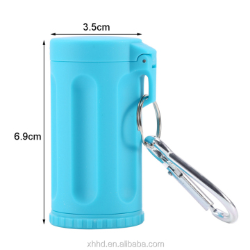 Portable Pocket Ashtray: Small Round Cylinder Shape