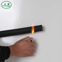 fire resistant closed cell rubber foam pipe