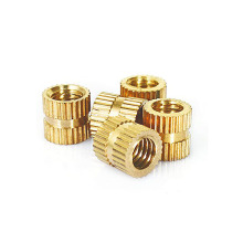 China Factory Supply M3 M4 M6 Brass Self-Tapping Knurled Inserts for Plastics