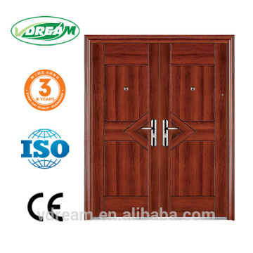 double steel swing door