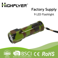 Highflyer best portable flashlight with hand strap, cheap promotional led torch