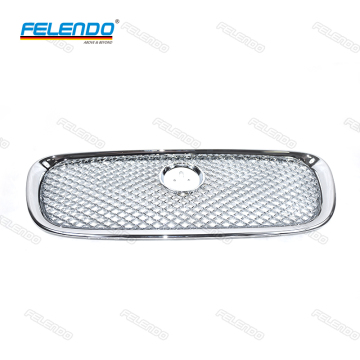 FELENDO Car Body Parts Grille C2Z13199 - Chrome Silver Front Grille for Jaguar XF 2005-2009 X250