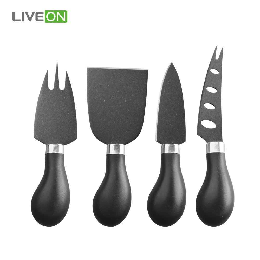 4 pcs Cheese Knife Set with Markers