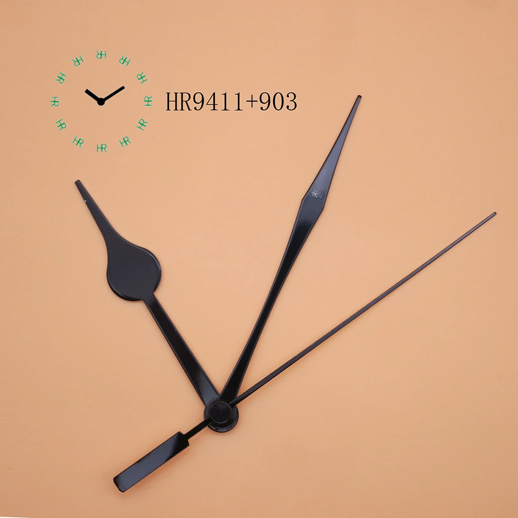 Hr9411 High Quality Black Spade Metal Clock Hands