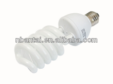 15w half spiral CFL lamp compact fluorescent lamp