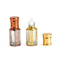 Octagonal Perfume Essential Oil Roller Bottle
