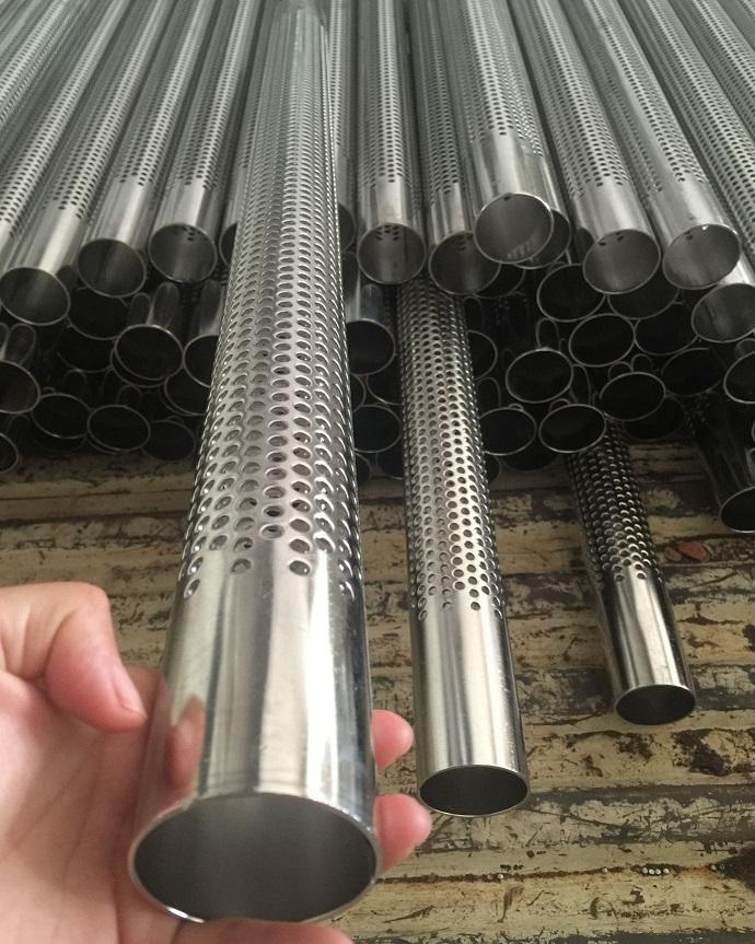 Porous stainless steel tube 304 Stainless Steel perforated Tube