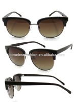 Half rimless sunglasses for cool men