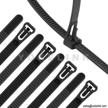 High Tensile Strength Releasable Nylon Cable Wire Ties
