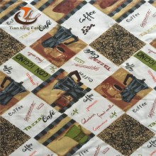 screen print or paper transfer print curtain fabric