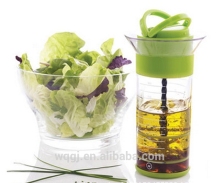 Creative Fashion Custom Salad Dressing Mixer Bottle Plastic Clear Salad Oil Dressing Universal Mixer