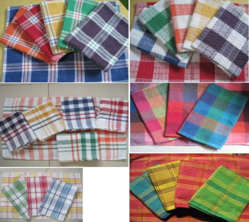 Tea Towel Wholesale Classic Plaid Cotton Tea Towels