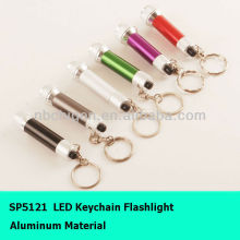 3 super bright Aluminum LED Flashlight Key Chain