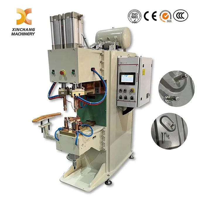 Custom Professional Equipment Air Condition Baseplate Stud Spot Welding Machine **Title:**