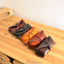 Genuine Leather Sunglasses Case Pouch Holder