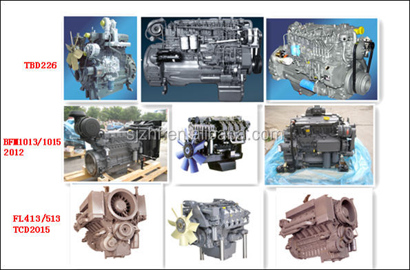 Deutz f3l912 3 cylinder air cooled 4 stroke deutz 3 cylinder diesel engine 35hp