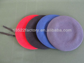 Wool Military Beret Cap