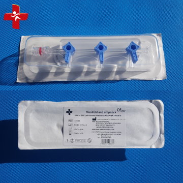 interventional accessories 3 port medical manifold