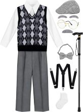 Boys Costume Old Man Roleplay Costume