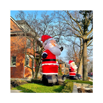 Outdoor Christmas Advertising: Giant Inflatable Grinch with Hat for Yard Decorations